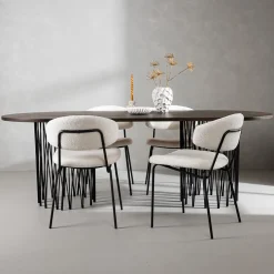 Matgrupp furniture/fashion Stone med 4 Chico Stolar