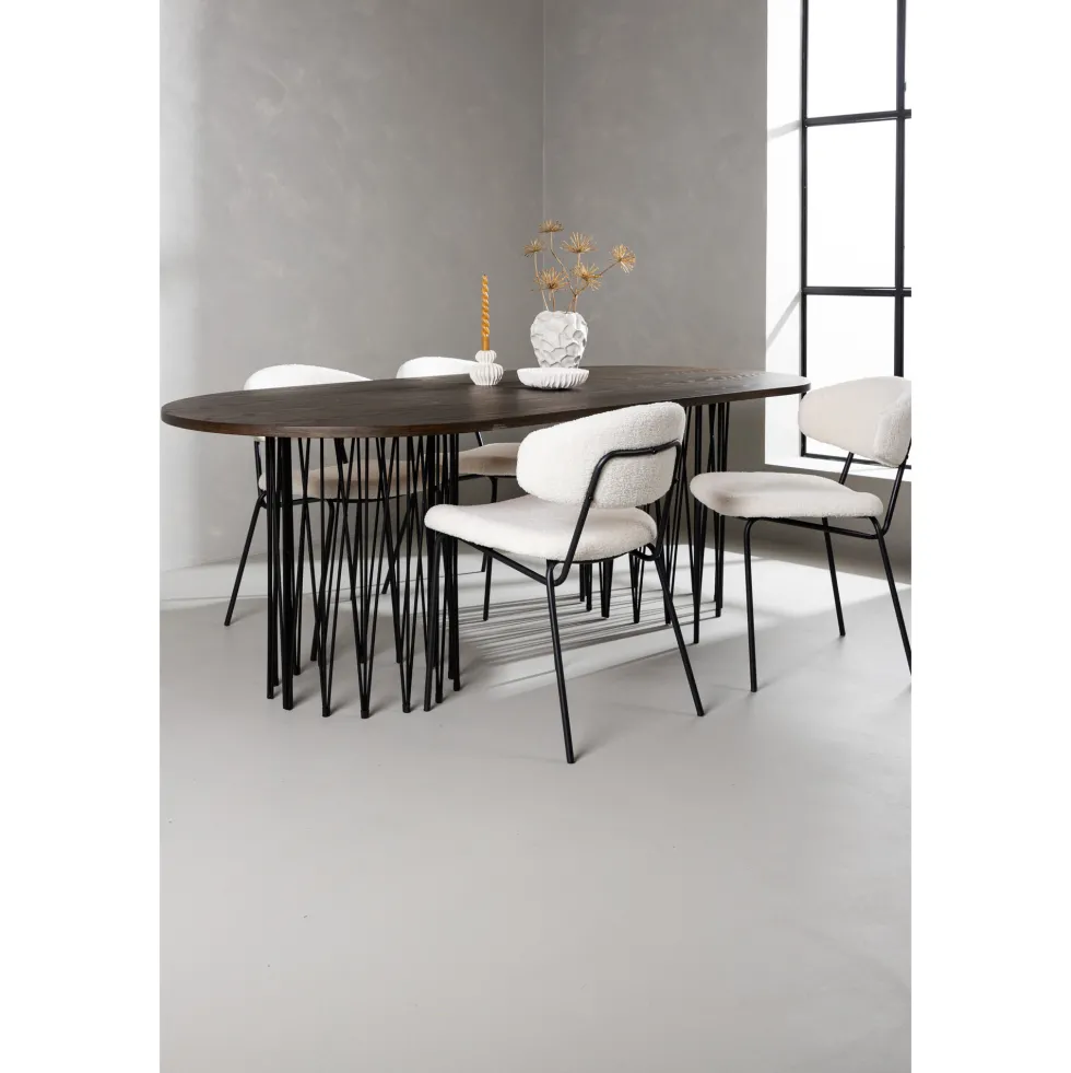 Matgrupp furniture/fashion Stone med 4 Chico Stolar