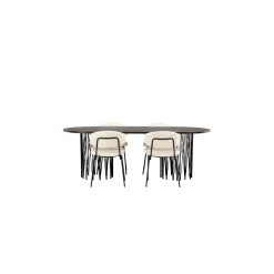 Matgrupp furniture/fashion Stone med 4 Chico Stolar