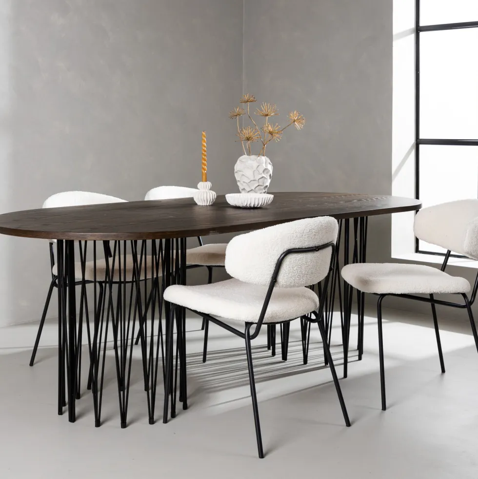 Matgrupp furniture/fashion Stone med 4 Chico Stolar