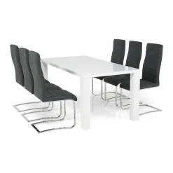 Matgrupp In Living Cibus med 6 Cibus Stolar