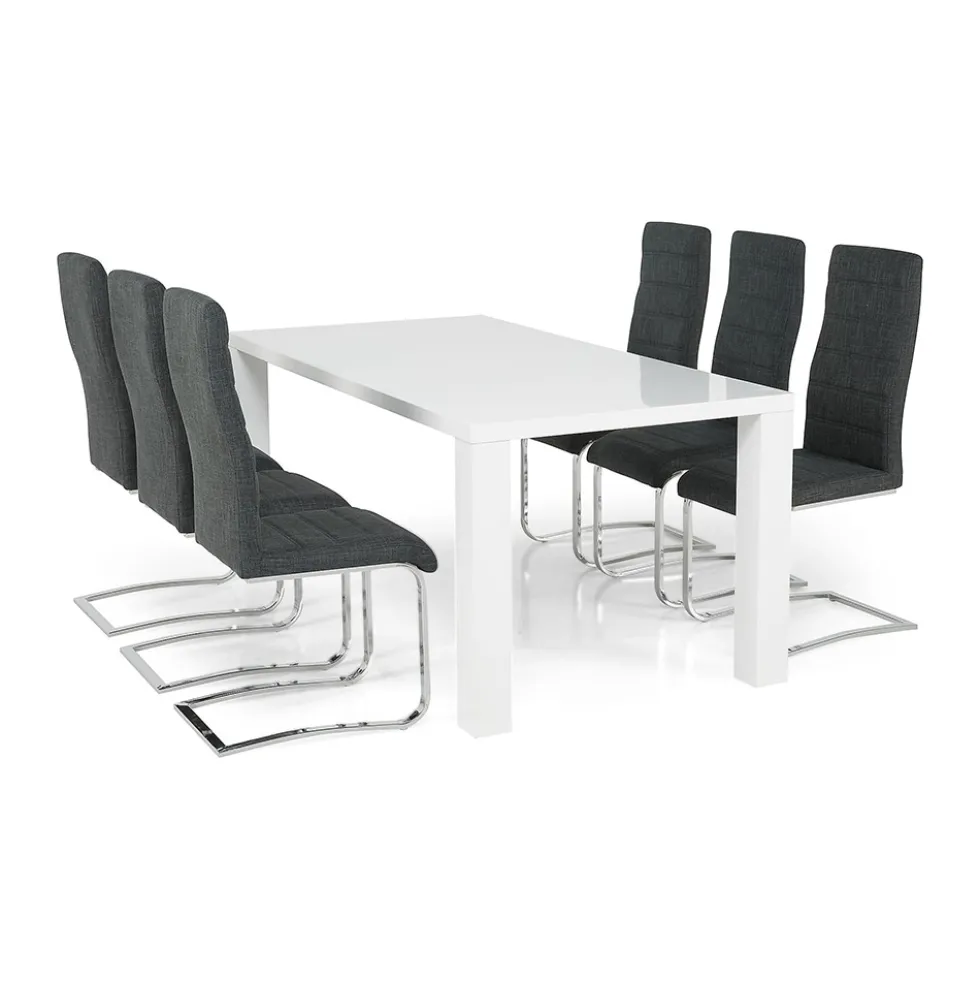 Matgrupp In Living Cibus med 6 Cibus Stolar