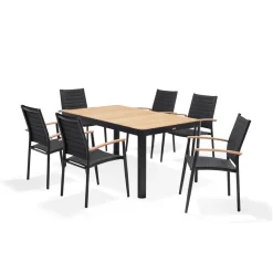 Matgrupp LifestyleGarden Portals 160 cm med 6 Lite Stolar