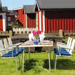 Matgrupp Utomhus Eden Wood Amanda med 6 UtefåtöljerVitaniserad