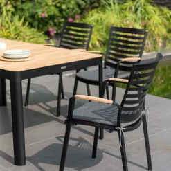 Matgrupp Utomhus LifestyleGarden Portals 161 cm 6 karmstolar