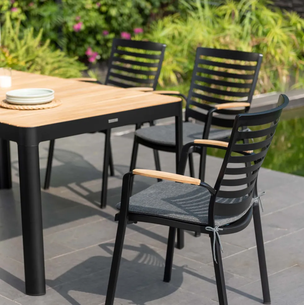 Matgrupp Utomhus LifestyleGarden Portals 161 cm 6 karmstolar