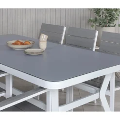 Matgrupp Utomhus Venture Home Virya 160x90 med 6 Levels StapelTrädgårdsstolar