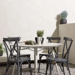 Matgrupp Utomhus Venture Home Lina Bord med 4 Tablas Trädgårdsstolar
