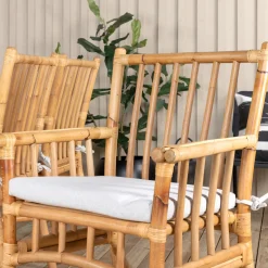 Matgrupp Utomhus Venture Home Thea med 6 Cane Trädgårdsstolar