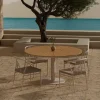 Matgrupp Utomhus Venture Home Croft Ø120 cm med 4 st Alfons Trädgårdsstolar