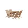 Matgrupp Utomhus Venture Home Kenya 70x120 cm med 4 st Kenya Trädgårdsstolar