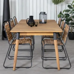 Matgrupp Utomhus Venture Home Julle med 6 Boy Trädgårdsstolar