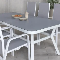 Matgrupp Utomhus Venture Home Virya 160x90 med 6 Copacabana ReclinerTrädgårdsstolar