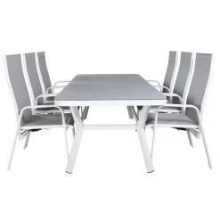 Matgrupp Utomhus Venture Home Virya 160x90 med 6 Copacabana ReclinerTrädgårdsstolar