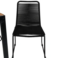 Matgrupp Utomhus Venture Home Bois med 6 Levi Trädgårdsstolar