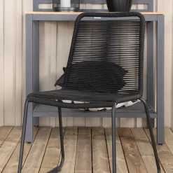 Matgrupp Utomhus Venture Home Mendi med 4 Levi Trädgårdsstolar