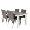 Matgrupp Venture Home Aleyna 152/210 med 4 Asta Stolar