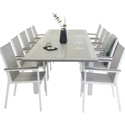 Matgrupp Venture Home Aleyna 224/324 med 10 Pincy Stolar