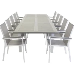 Matgrupp Venture Home Aleyna 224/324 med 10 Pincy Stolar