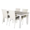 Matgrupp Venture Home Aleyna 160/240 med 4 Asta Stolar