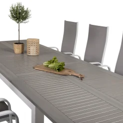 Matgrupp Venture Home Aleyna 224/324 med 8 Copacabana Matstolar