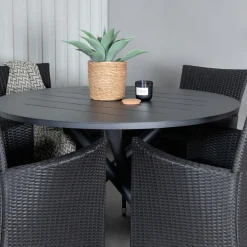 Matgrupp Venture Home Ande med 4 Kew Matstolar