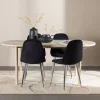 Matgrupp Venture Home Andy 180 med 4 st Polar Stolar Sammet