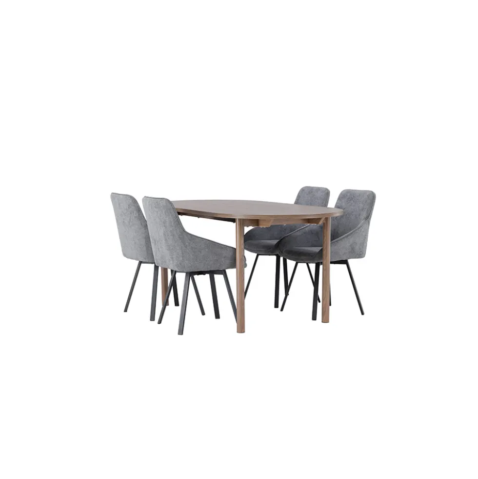 Matgrupp Venture Home Andy med 4 st Rosie stolar