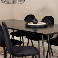 Matgrupp Venture Home Annika med 6 Pobbie Stolar Sammet