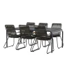 Matgrupp Venture Home Borneo Bord med 6 Bois Stolar