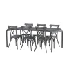 Matgrupp Venture Home Borneo Bord med 6 Tablas Stolar