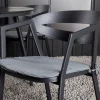 Matgrupp Venture Home Break Ø120 med 4 Slit Stapelstolar