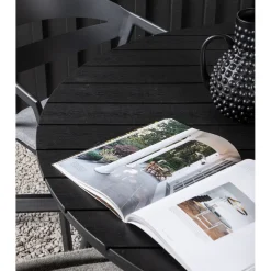 Matgrupp Venture Home Break Ø120 med 4 Slit Stapelstolar