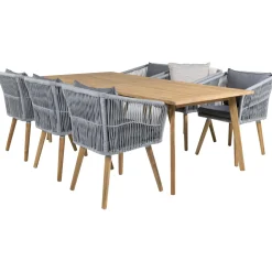 Matgrupp Venture Home Caisa 220 med 6 Caisa Stolar
