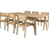 Matgrupp Venture Home Caisa 220 med 6 Moa Matstolar