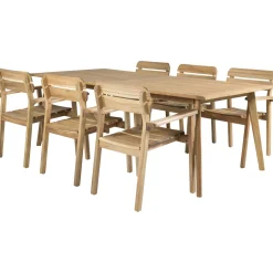 Matgrupp Venture Home Caisa 220 med 6 Moa Matstolar