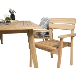 Matgrupp Venture Home Caisa 220 med 6 Moa Matstolar