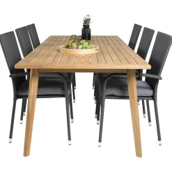 Matgrupp Venture Home Caisa 220 med 6 Asta Stolar