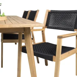 Matgrupp Venture Home Caisa 220 med 6 Lotta Matstolar