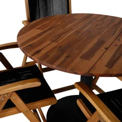 Matgrupp Venture Home Canne med 4 Jimbo Vikbara Matstolar