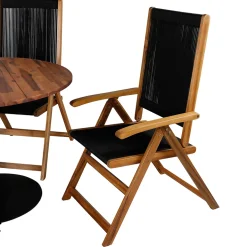Matgrupp Venture Home Canne med 4 Jimbo Vikbara Matstolar