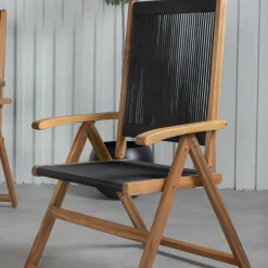 Matgrupp Venture Home Canne med 4 Jimbo Vikbara Matstolar