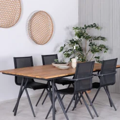 Matgrupp Venture Home Chane med 4 Anve Matstolar