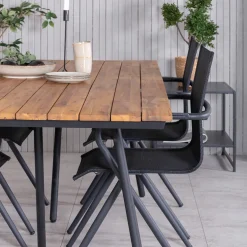 Matgrupp Venture Home Chane med 4 Anve Matstolar