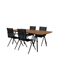 Matgrupp Venture Home Chane med 4 Anve Matstolar