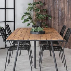 Matgrupp Venture Home Chane med 4 Lumi Matstolar