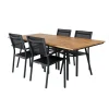 Matgrupp Venture Home Chane med 4 Curz Stapelbara Matstolar