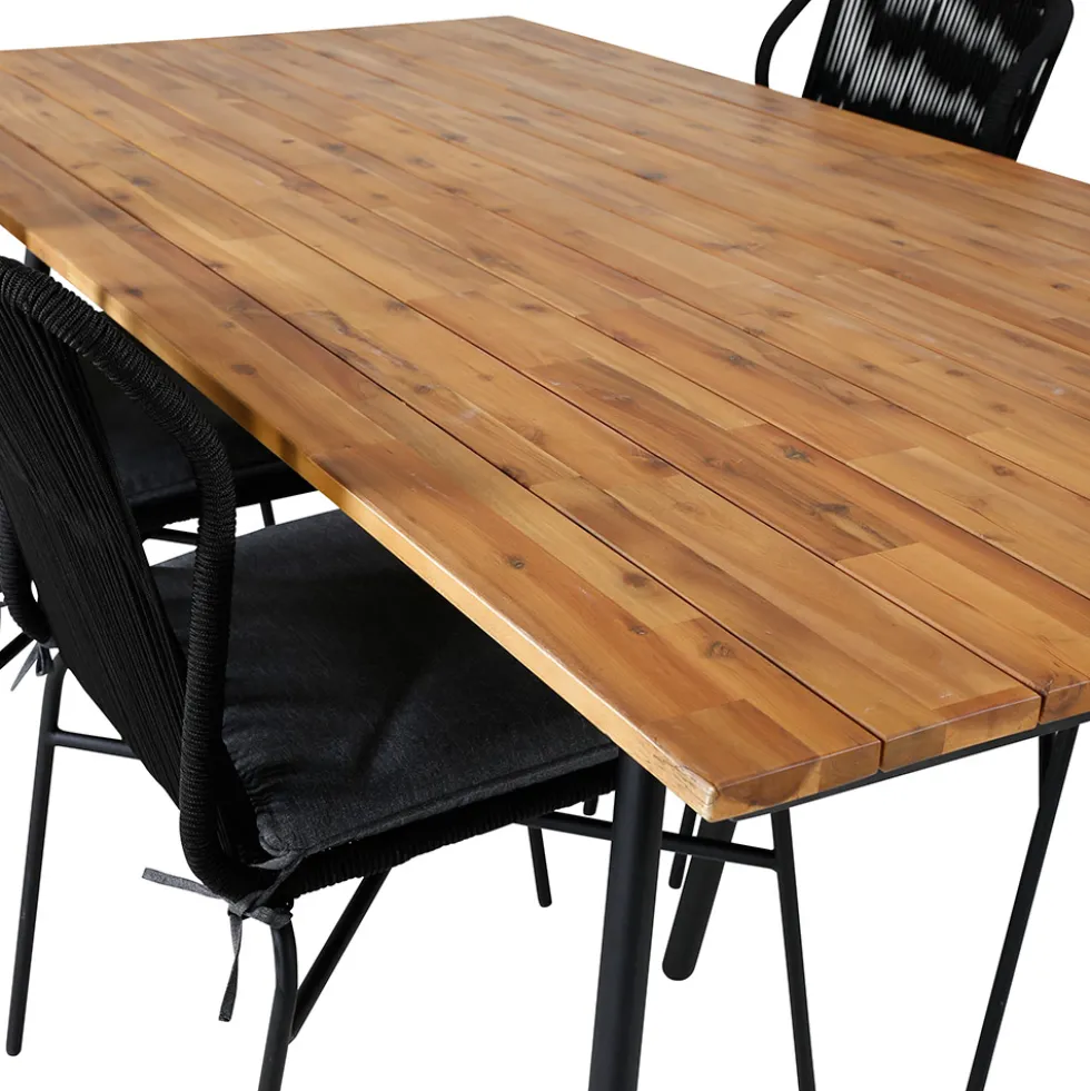Matgrupp Venture Home Chane med 4 Julle Stapelbara Matstolar