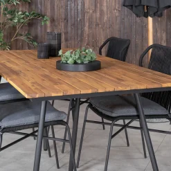 Matgrupp Venture Home Chane med 4 Julle Stapelbara Matstolar