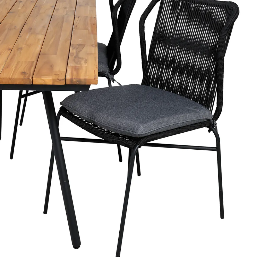 Matgrupp Venture Home Chane med 4 Julle Stapelbara Matstolar